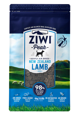 Ziwipeak Air Dried Lamb 4kg Ziwipeak Dog Food Otis Louie Ltd